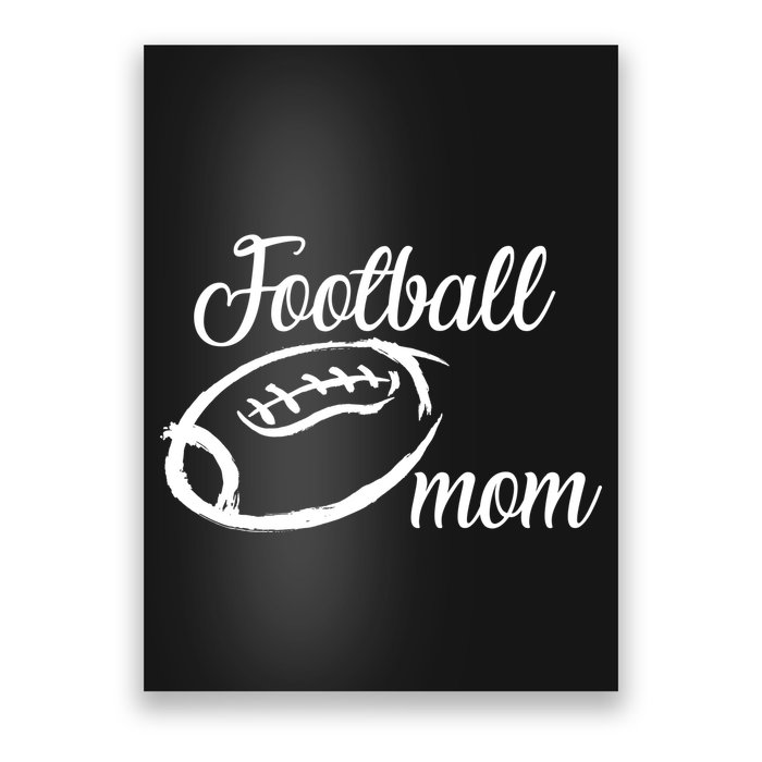Football Mom Logo Poster