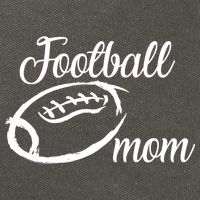 Football Mom Logo Cotton Canvas Backpack