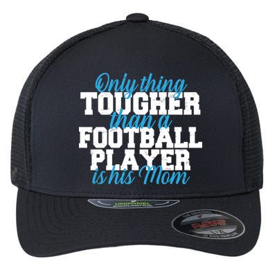 Football Player Tough Mom Flexfit Unipanel Trucker Cap