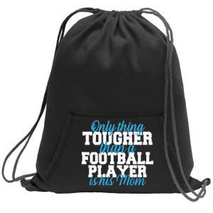 Football Player Tough Mom Sweatshirt Cinch Pack Bag