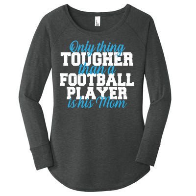 Football Player Tough Mom Women's Perfect Tri Tunic Long Sleeve Shirt