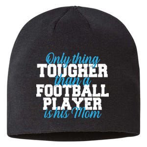 Football Player Tough Mom Sustainable Beanie