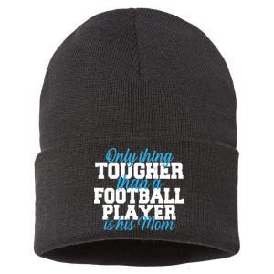 Football Player Tough Mom Sustainable Knit Beanie