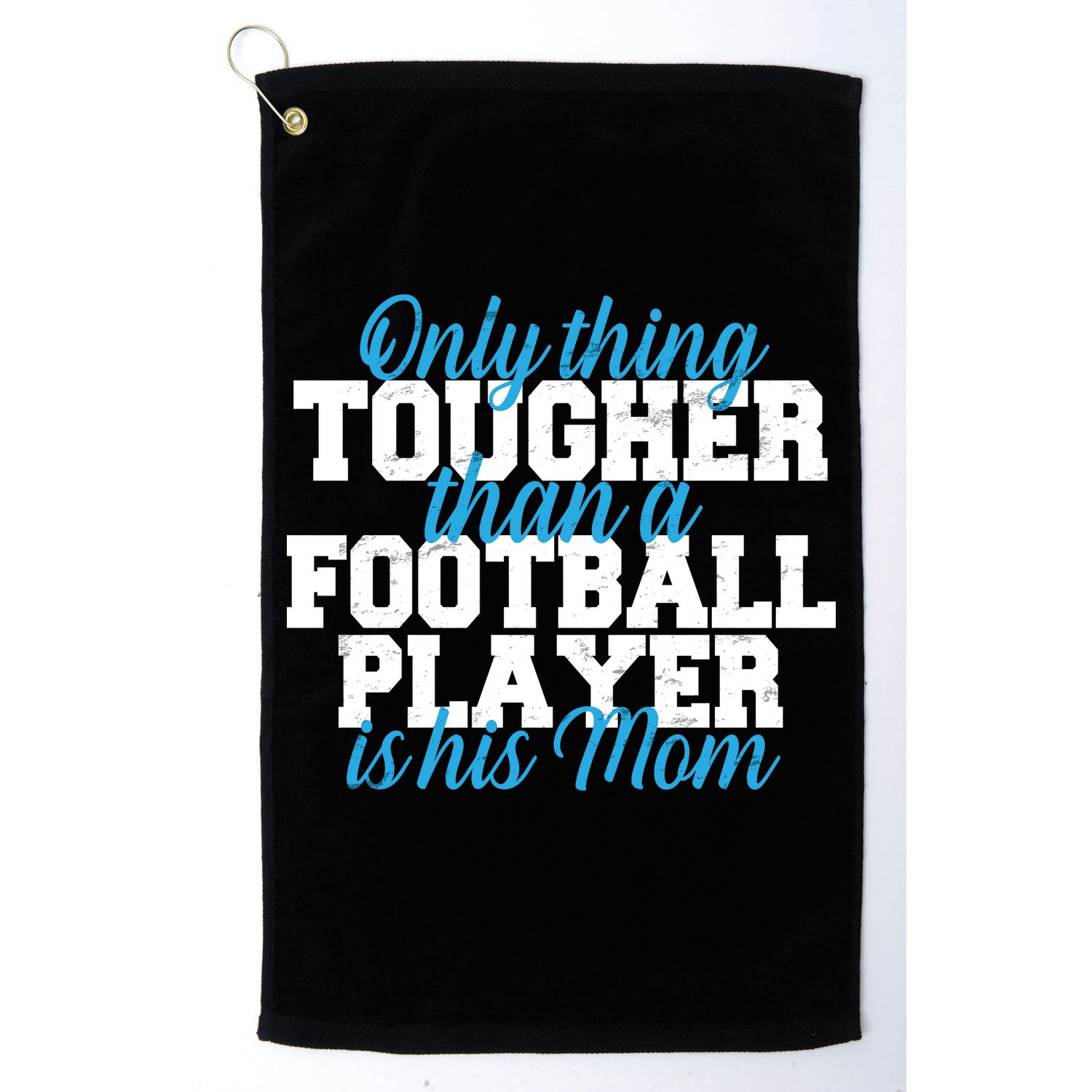 Football Player Tough Mom Golf Towel
