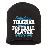 Football Player Tough Mom Short Acrylic Beanie