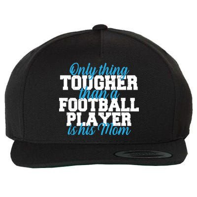 Football Player Tough Mom Wool Snapback Cap