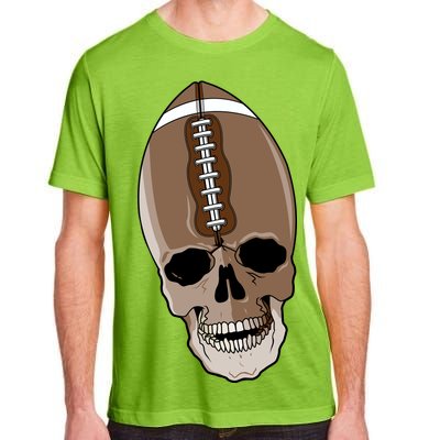 Football Skeleton Skull Adult ChromaSoft Performance T-Shirt