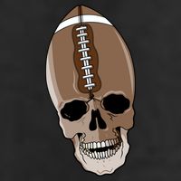 Football Skeleton Skull Adult Drive Performance Visor