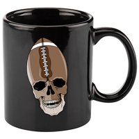 Football Skeleton Skull 11oz C Handle Ceramic Mug