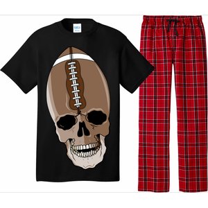 Football Skeleton Skull Pajama Set