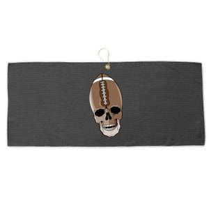 Football Skeleton Skull Large Microfiber Waffle Golf Towel