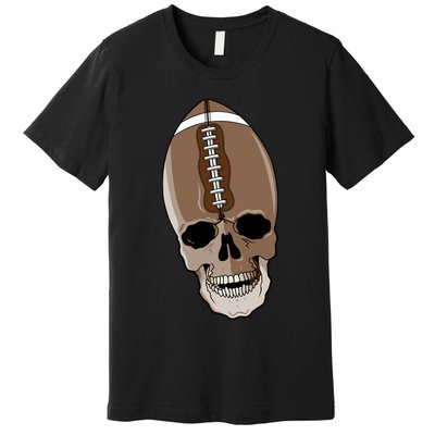 Football Skeleton Skull Premium T-Shirt