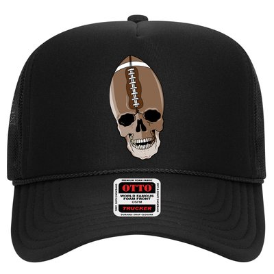 Football Skeleton Skull Trucker Hat