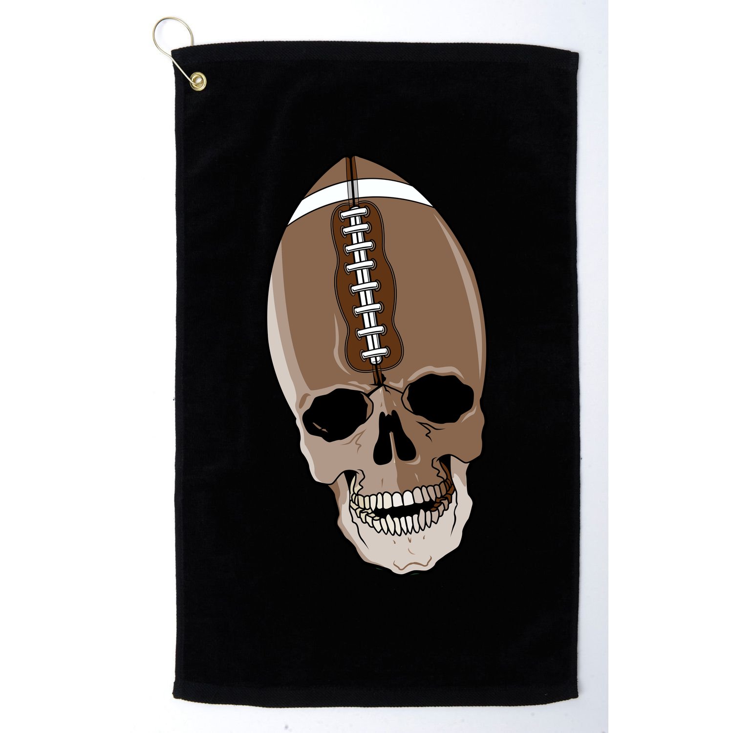 Football Skeleton Skull Golf Towel