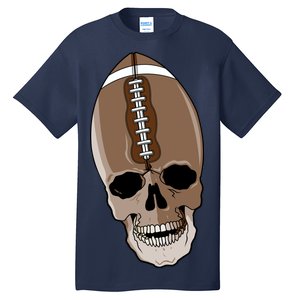 Football Skeleton Skull Tall T-Shirt