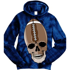 Football Skeleton Skull Tie Dye Hoodie