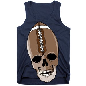 Football Skeleton Skull Tank Top