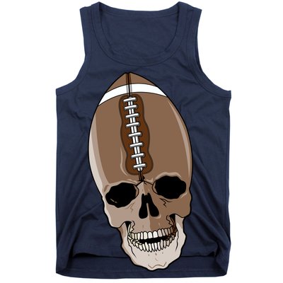 Football Skeleton Skull Tank Top