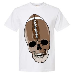 Football Skeleton Skull Garment-Dyed Heavyweight T-Shirt