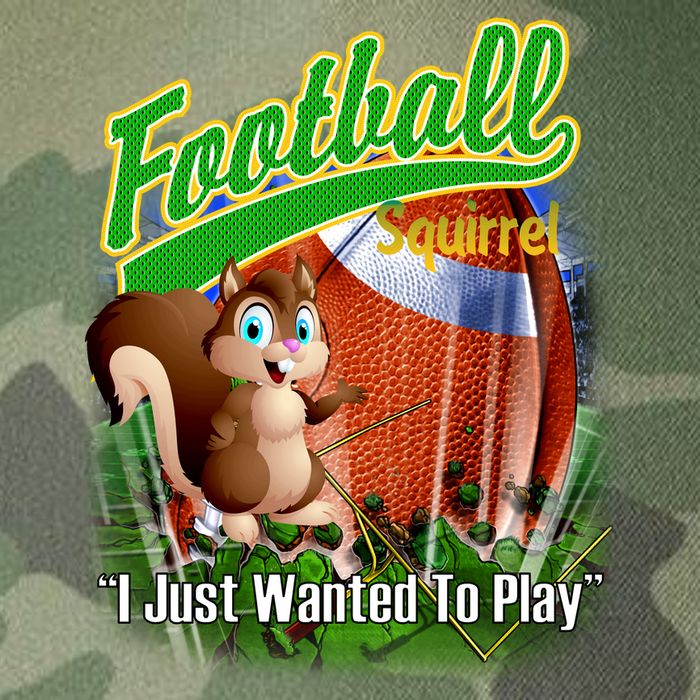 Football Squirrel Runs On The Field Funny Legacy Tie Dye Trucker Hat
