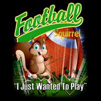 Football Squirrel Runs On The Field Funny Apron