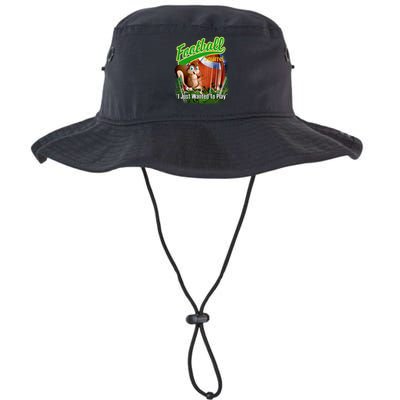 Football Squirrel Runs On The Field Funny Bucket Hat