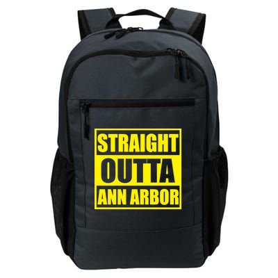 Football Straight Outta Ann Arbor Michigan Daily Commute Backpack