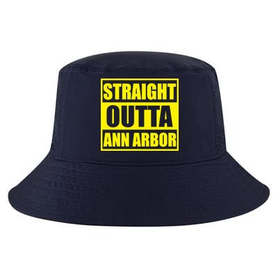 Football Straight Outta Ann Arbor Michigan Cool Comfort Performance Bucket Hat