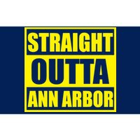 Football Straight Outta Ann Arbor Michigan Bumper Sticker