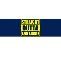 Football Straight Outta Ann Arbor Michigan Bumper Sticker