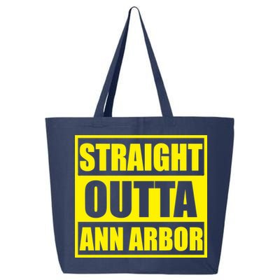 Football Straight Outta Ann Arbor Michigan 25L Jumbo Tote