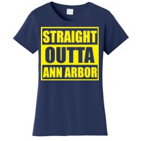 Football Straight Outta Ann Arbor Michigan Women's T-Shirt