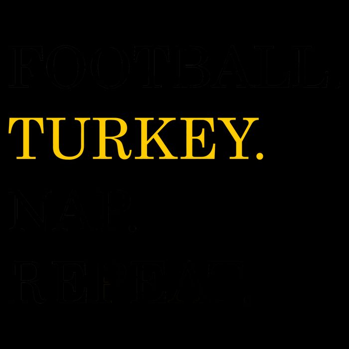 Football Turkey Nap Repeat Thanksgiving Mug