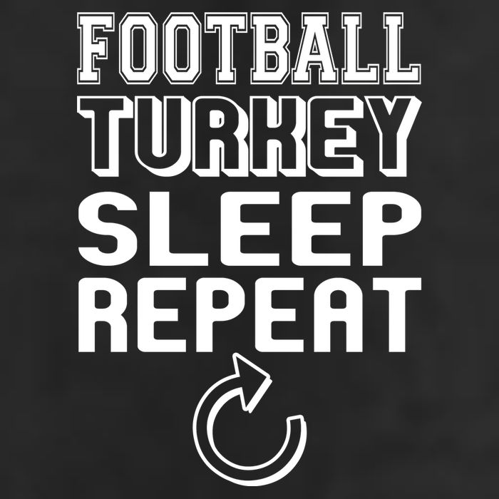 Football Turkey Sleep Repeat 7 Panel Mesh Trucker Snapback Hat