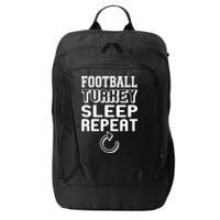 Football Turkey Sleep Repeat City Backpack