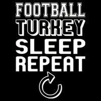Football Turkey Sleep Repeat City Backpack