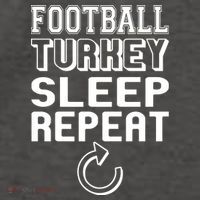 Football Turkey Sleep Repeat Vector Backpack