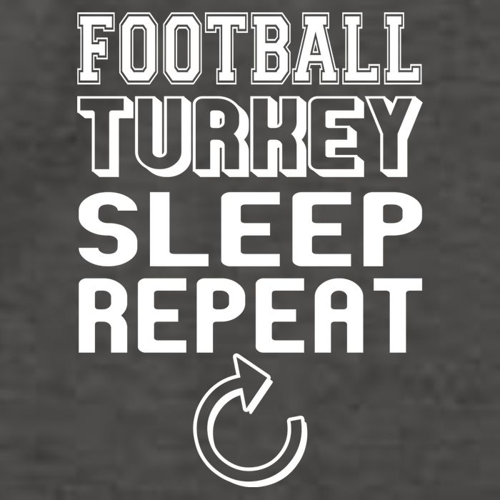 Football Turkey Sleep Repeat Vector Backpack