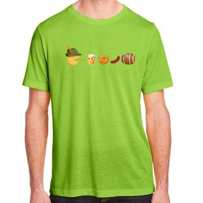 Funny Oktoberfest Pac Man Game Adult ChromaSoft Performance T-Shirt