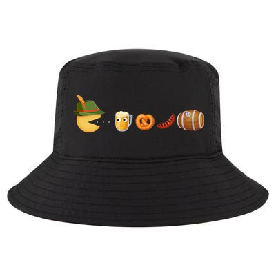 Funny Oktoberfest Pac Man Game Cool Comfort Performance Bucket Hat