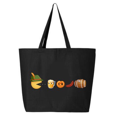 Funny Oktoberfest Pac Man Game 25L Jumbo Tote