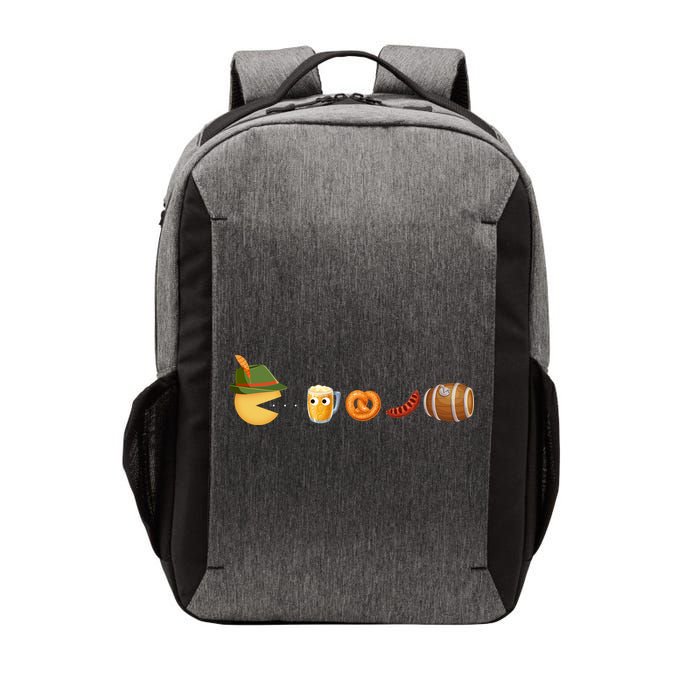 Funny Oktoberfest Pac Man Game Vector Backpack