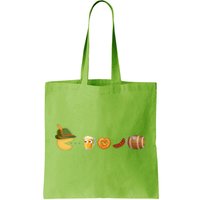 Funny Oktoberfest Pac Man Game Tote Bag