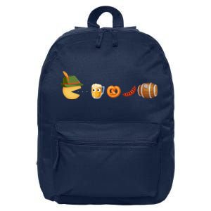 Funny Oktoberfest Pac Man Game 16 in Basic Backpack