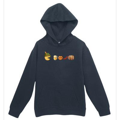 Funny Oktoberfest Pac Man Game Urban Pullover Hoodie