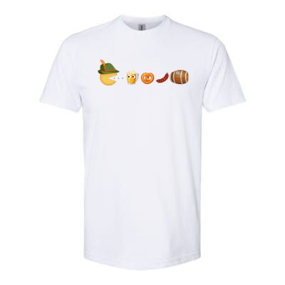 Funny Oktoberfest Pac Man Game Softstyle® CVC T-Shirt