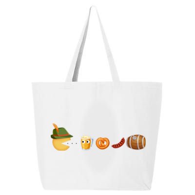 Funny Oktoberfest Pac Man Game 25L Jumbo Tote