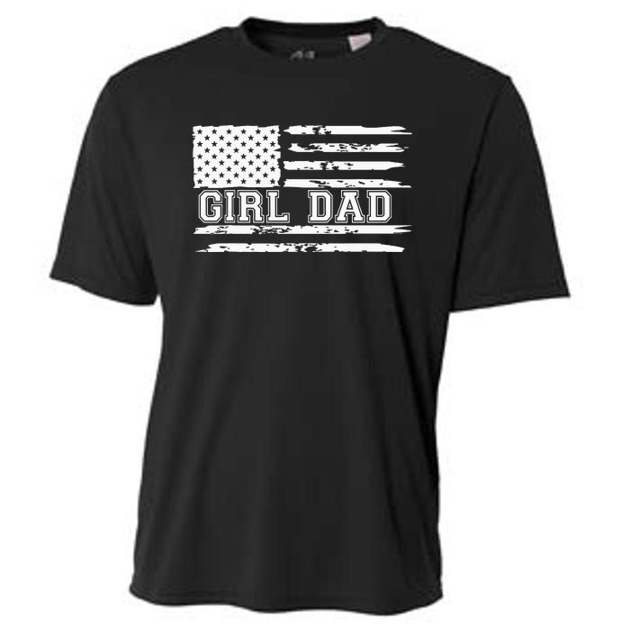 Father of Proud New Dad Fathers Day Gift Cooling Performance Crew T-Shirt