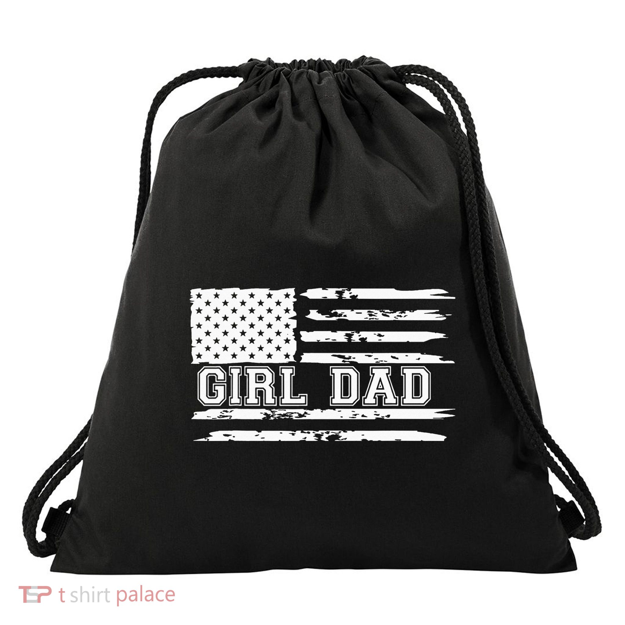 Father of Proud New Dad Fathers Day Gift Drawstring Bag