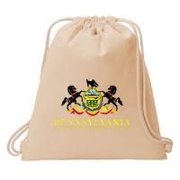 Flag Of Pennsylvania The Keystone State Philadelphia Drawstring Bag